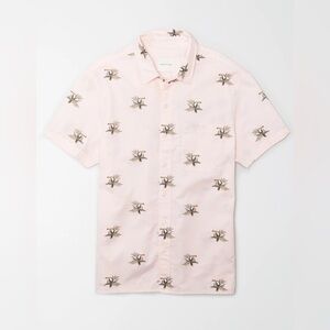 American Eagle Outfitters Light Pink Toucan Shirt